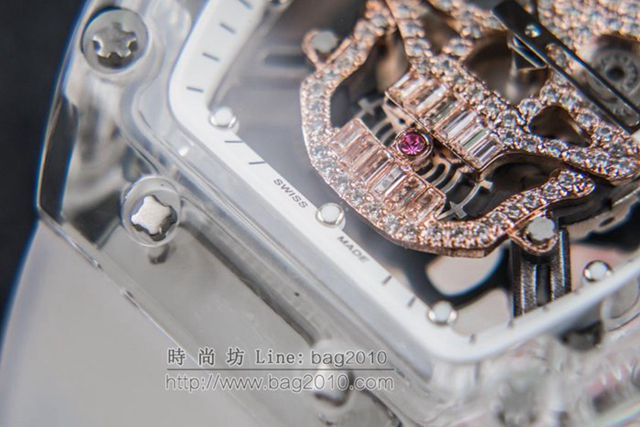 Richard Mille e理查徳米勒 RM052系列 最新鬼頭升級版 顱骨系列 原裝透明殼 理查徳米勒高端男士全自動機械腕表  hds1446